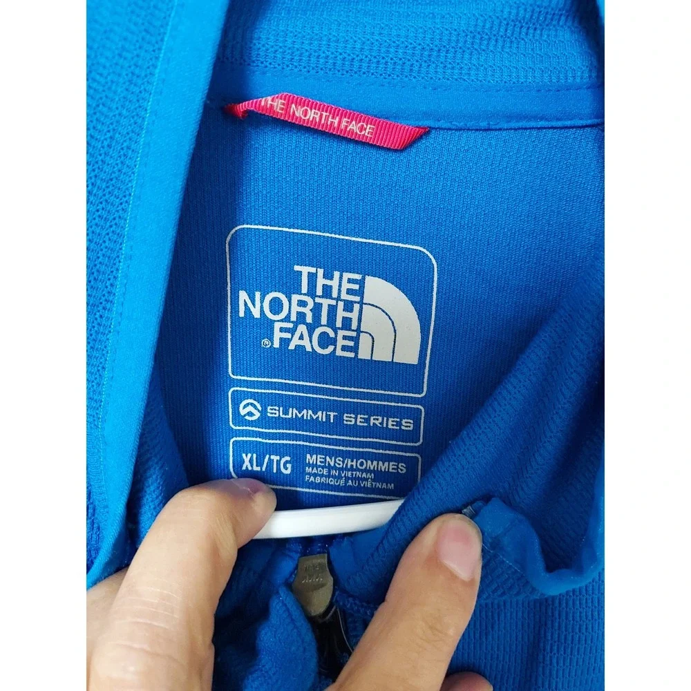The North Face Jacket Men XL Summit Series Infiesto Polartec Blue Full Zip Mock